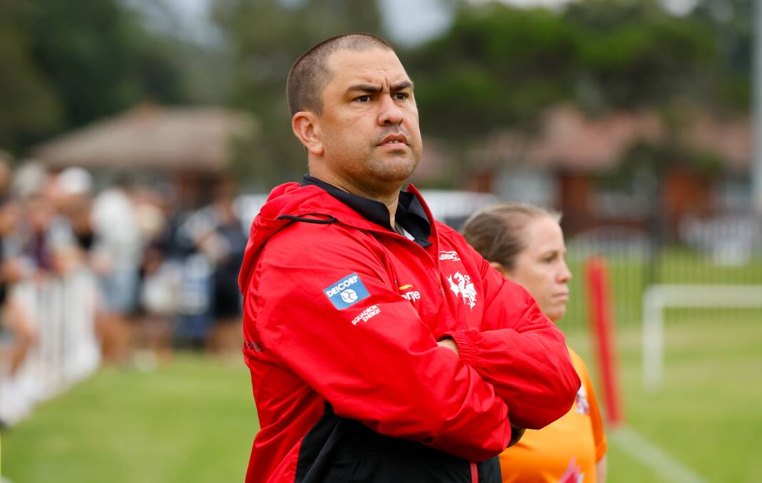  Jamie Soward on the sidelines at Figtree earlier this year. Picture by Anna Warr