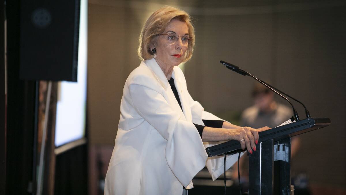 Speaker Ita Buttrose shared many experiences and thoughts at the One Door Mental health fundraiser. Picture by Josh Brightman Balanced Image Studio