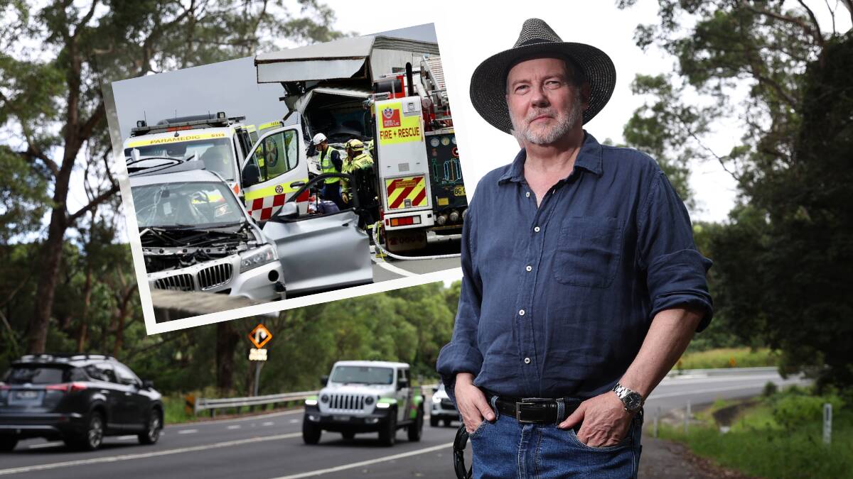 Jon Seccombe was driving up Bulli Pass on Friday and witnessed a truck speeding down the hill. Main picture by Sylvia Liber, inset by Adam McLean 