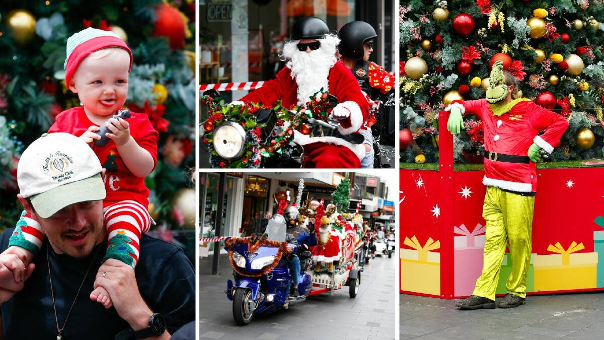 The festive atmosphere of the annual Bikers Toy Run. Pictures by Anna Warr