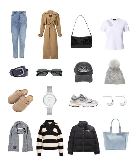 You might want to opt for a capsule wardrobe that's all about comfort and practicality - think cosy knits, versatile denim, and sneakers. Picture supplied