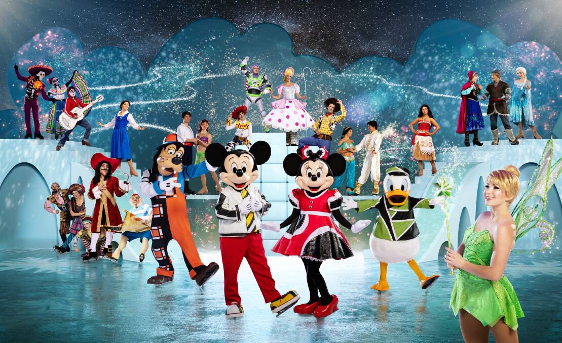 Disney On Ice presents 100 Years of Wonder is an adventure for the whole family, filled with world-class skating, high-flying acrobatics, unexpected stunts, and wow-moments both on the ice and in the air. Picture supplied.