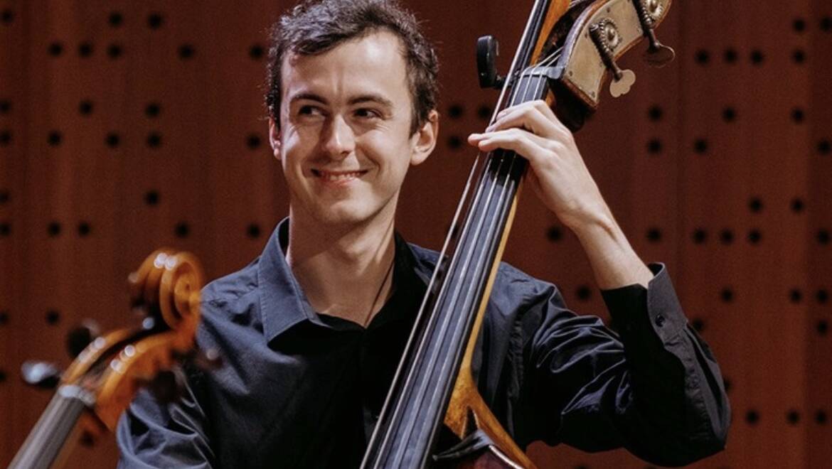 Now based in Melbourne, former TIGS student Adrian Whitehall travels the country performing with various orchestras including the ACO Collective as part of an emerging artists program. Picture supplied.