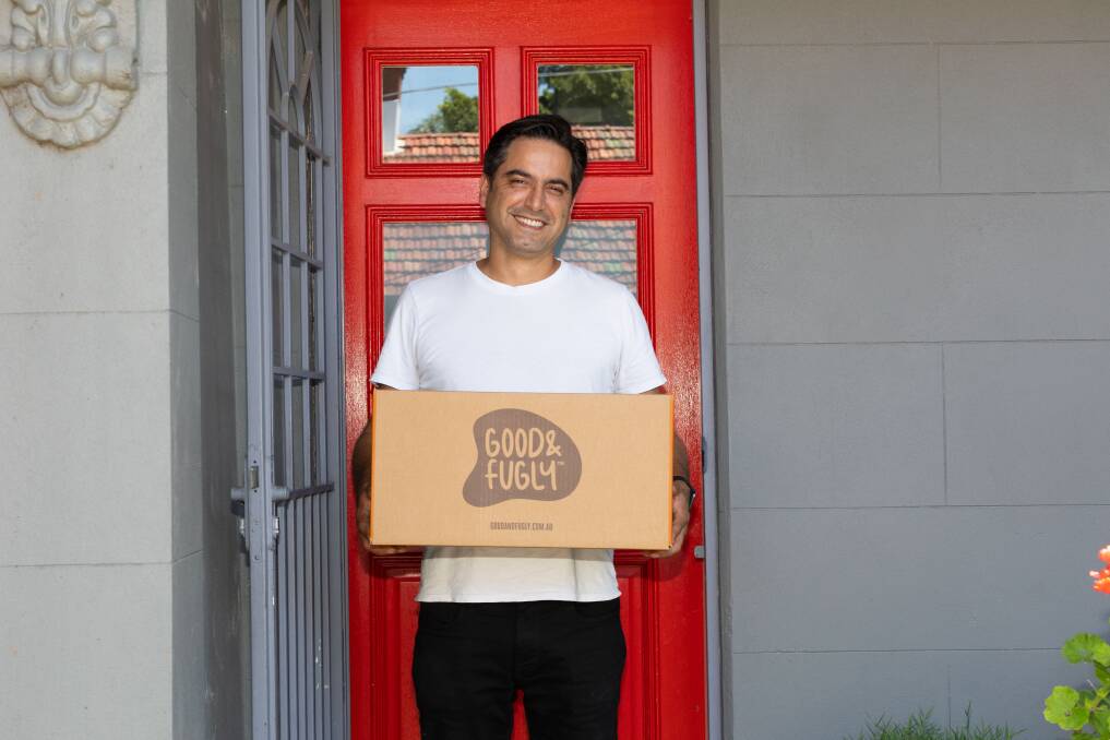 'A lot of our stuff in Wollongong boxes today, maybe 50 to 60 per cent of it was picked yesterday,' says Good and Fugly founder Richard Tourino. Picture supplied