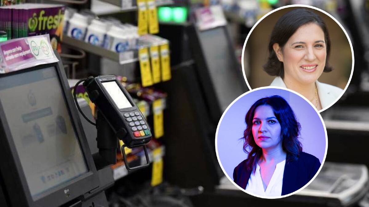 Professor Katina Michael and Senior Lecturer Roba Abbas from the University of Wollongong say there are plenty of positives to self-serve checkouts but there's also some downsides. Pictures suppiled.