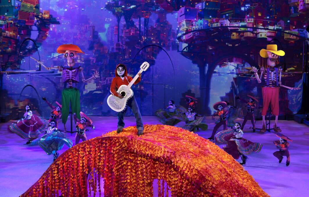 Animated musical Coco features in Disney On Ice presents 100 Years of Wonder. Picture supplied.