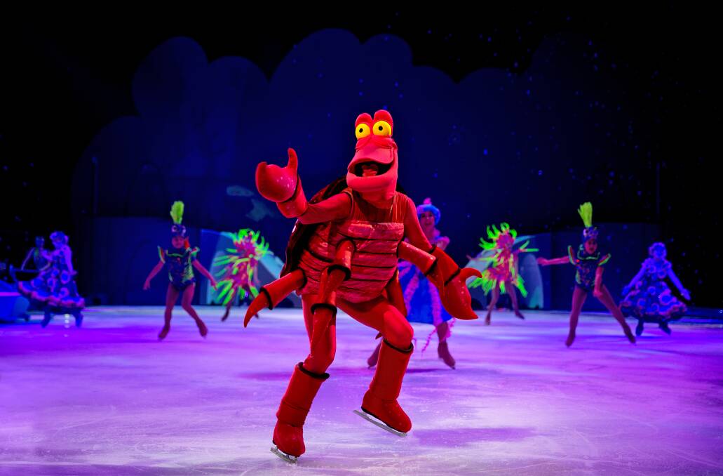 Sebastian from The Little Mermaid features in Disney On Ice presents 100 Years of Wonder. Picture supplied.