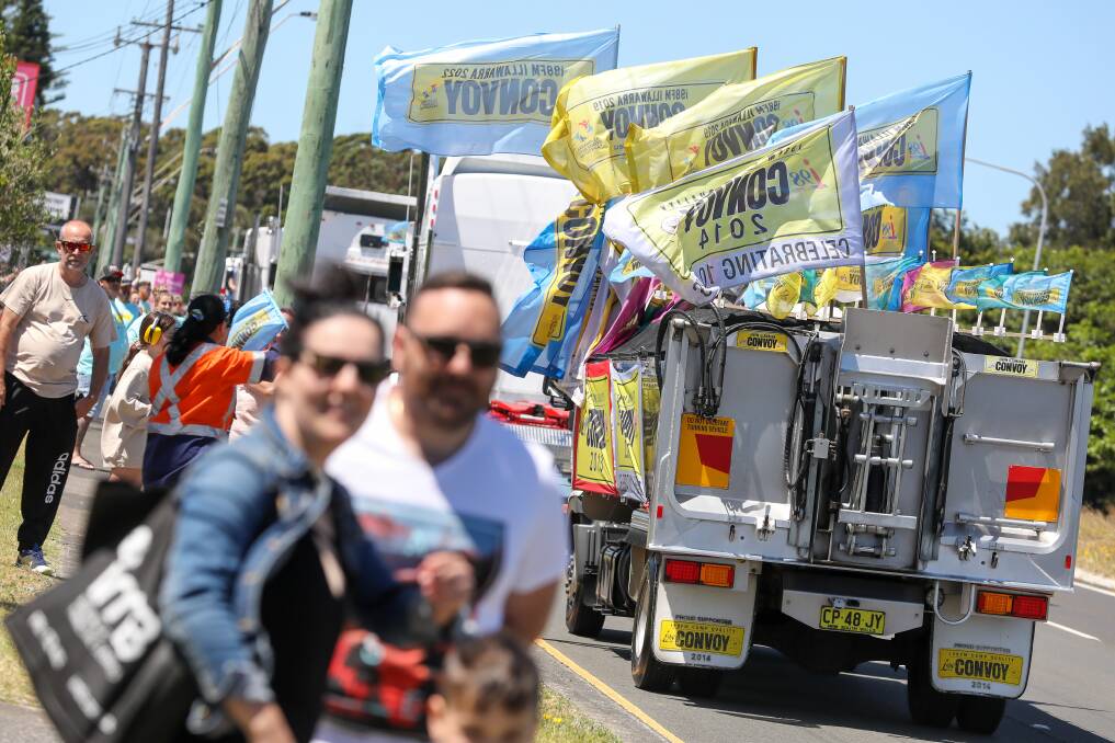 MERCURY NEWS Photos from the 2022 Illawarra Convoy. Photo shows the convoy coming through Warrawong. 20th of November 2022. Story: Connor Pearce. Photo: Adam McLean