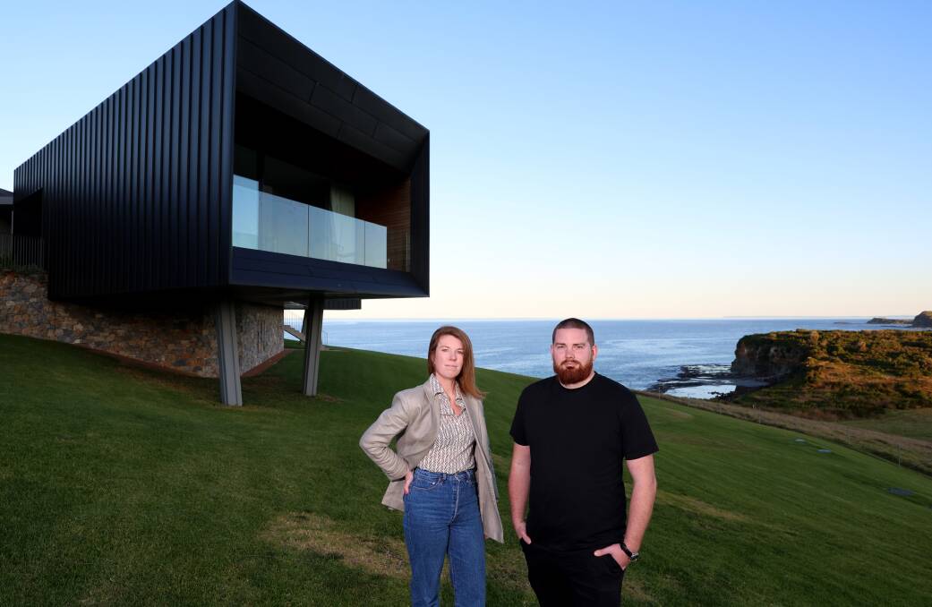 Dovecote estate manager Kathryn Durham and Icebergs head chef Alex Prichard have teamed up for a third Dine In Design event, involving a degustation of fine food from around Gerringong and the South Coast. Picture by Sylvia Liber.
