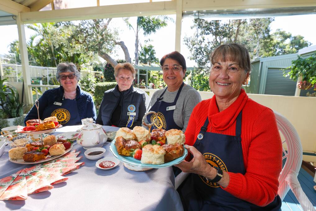 Keiraville CWA members Wendy Van Haeften, Gai Dutton, Jenny Anderson and Paula Campbell. Picture by Wesley Lonergan.