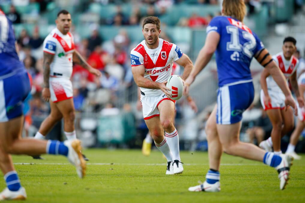 Dragons skipper Ben Hunt will back up from Origin II this Friday, but has doubled-down on his desire for an immediate release from the club. Picture by Anna Warr 