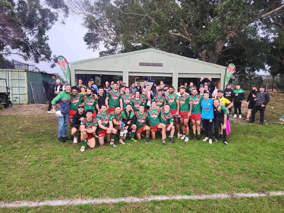 Corrimal celebrate their first win in 778 days. Picture Facebook. 
