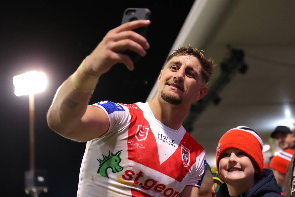 Zac Lomax got the Dragons home on Thursday night. Picture Getty Images
