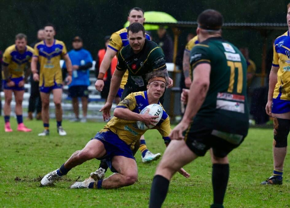 Warilla hooker Sam Hooper in action during his side's round-five draw with Stingrays. Picture by Sylvia Liber