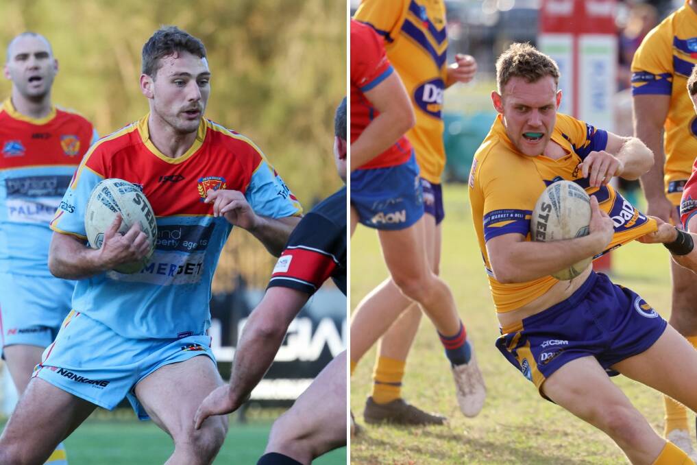 Andrew Faddy's (left) De La Salle will clash with Troy Pieper's (right) Dapto Canaries at the Showground on Saturday. Pictures by Anna Warr
