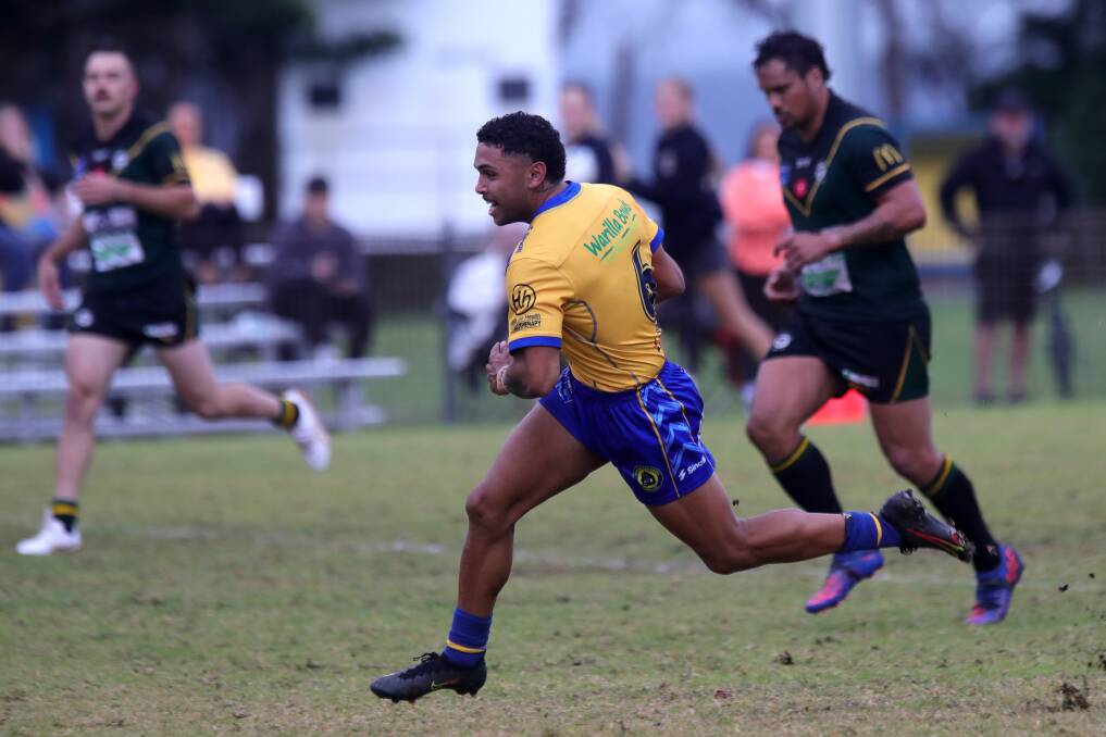 Warilla star Tyrone Roberts has been rubbed out of the game for 18 weeks. Picture by Sylvia Liber
