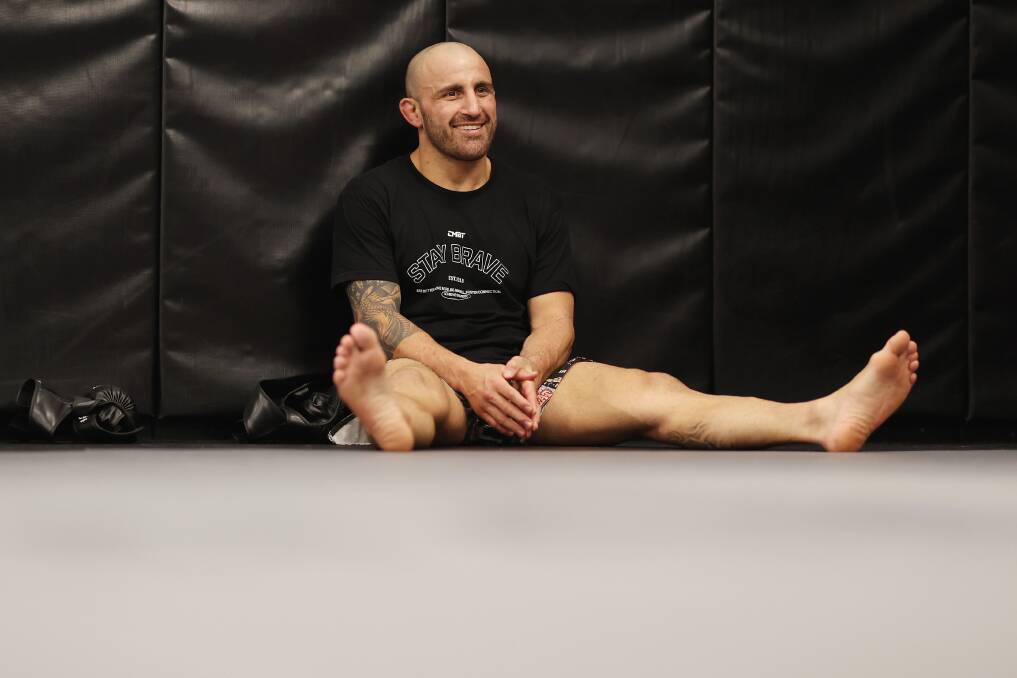 Alex Volkanovski is relaxed and full of confidence ahead of UFC 294. Picture Getty Images