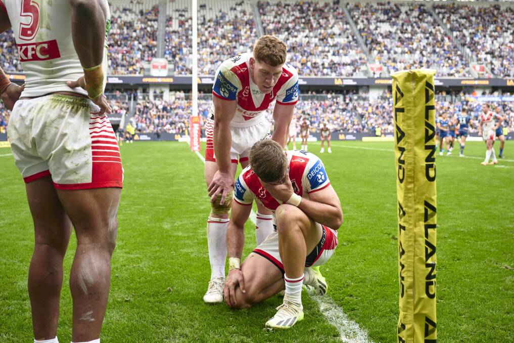 St George Illawarra went down to Parramatta in a heartbreaker on Sunday. Picture Getty Images