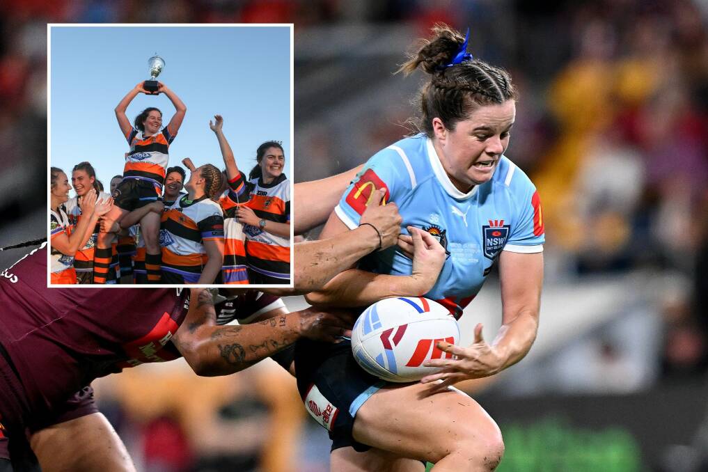 Helensburgh Tigers product Rachael Pearson is looking to spearhead NSW to an Origin sweep on Thursday night. Picture Getty Images