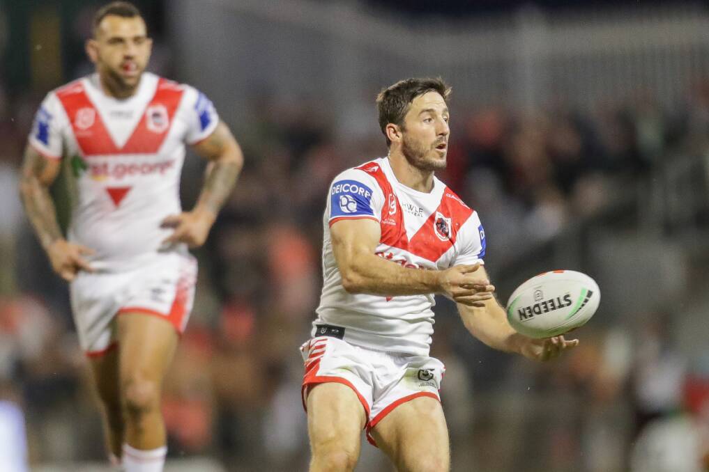 Ben Hunt's Dragons future has been subject to speculation since the sacking of Anthony Griffin. Picture by Anna Warr