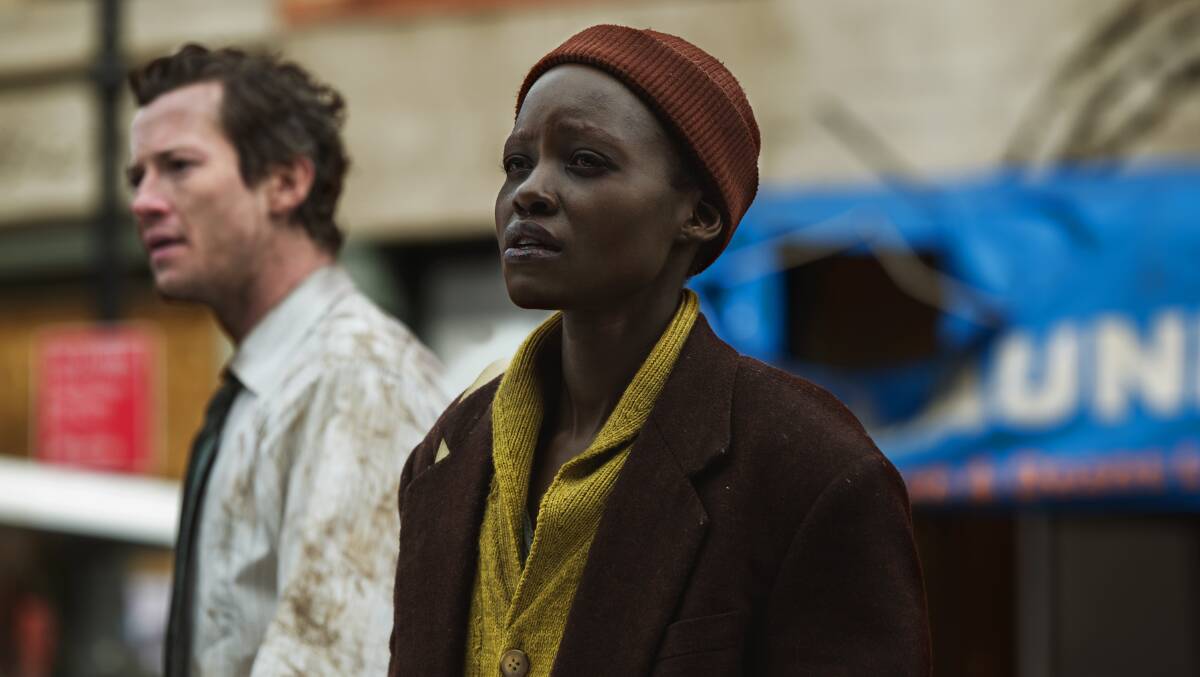 Lupita Nyong'o, right, and Joseph Quinn. Picture Paramount Pictures