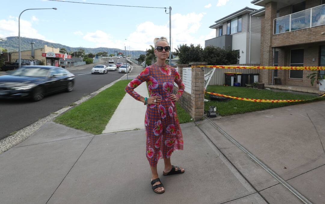 Jenny Hilton's home suffered structural damage in a road accident on Thursday. Picture: Robert Peet 