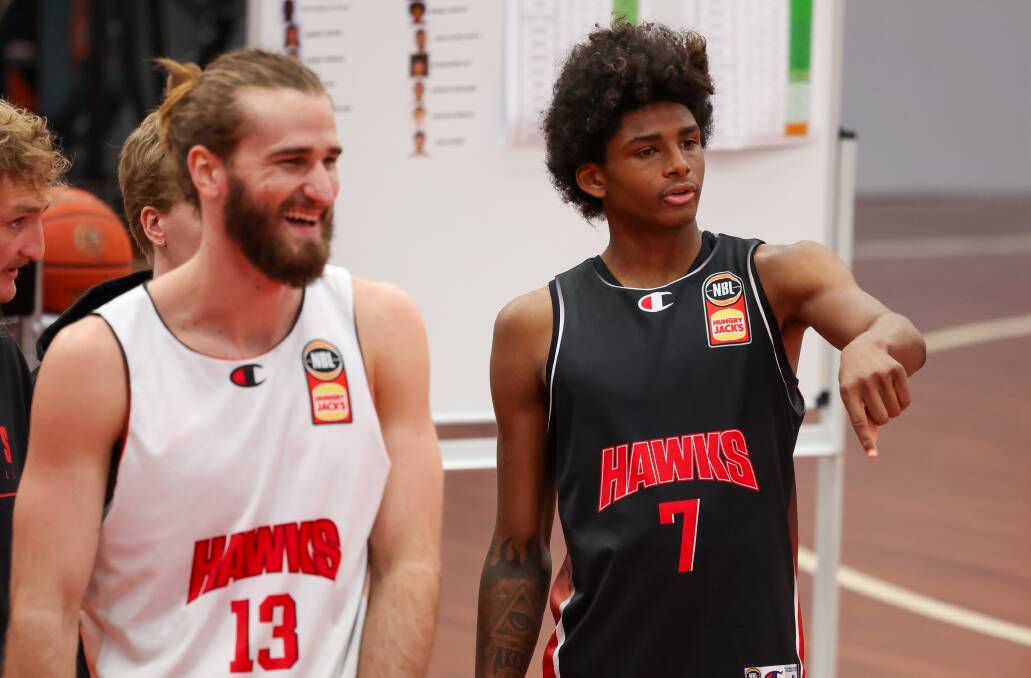 The Illawarra Hawks latest Next Star AJ Johnson is looking forward to the start of the NBL season. Picture by Adam McLean