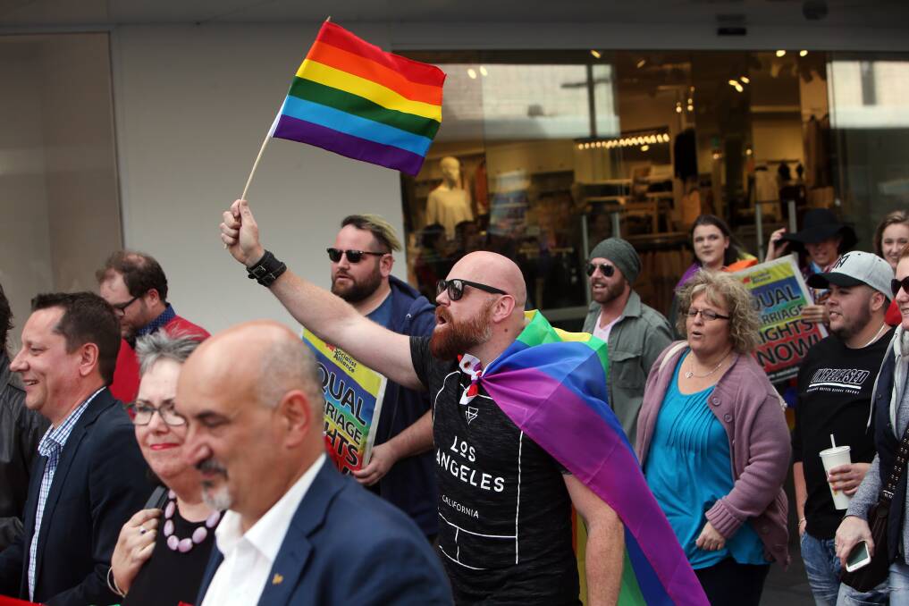 Vocal Supporters Rally At Marriage Equality Now Rally In