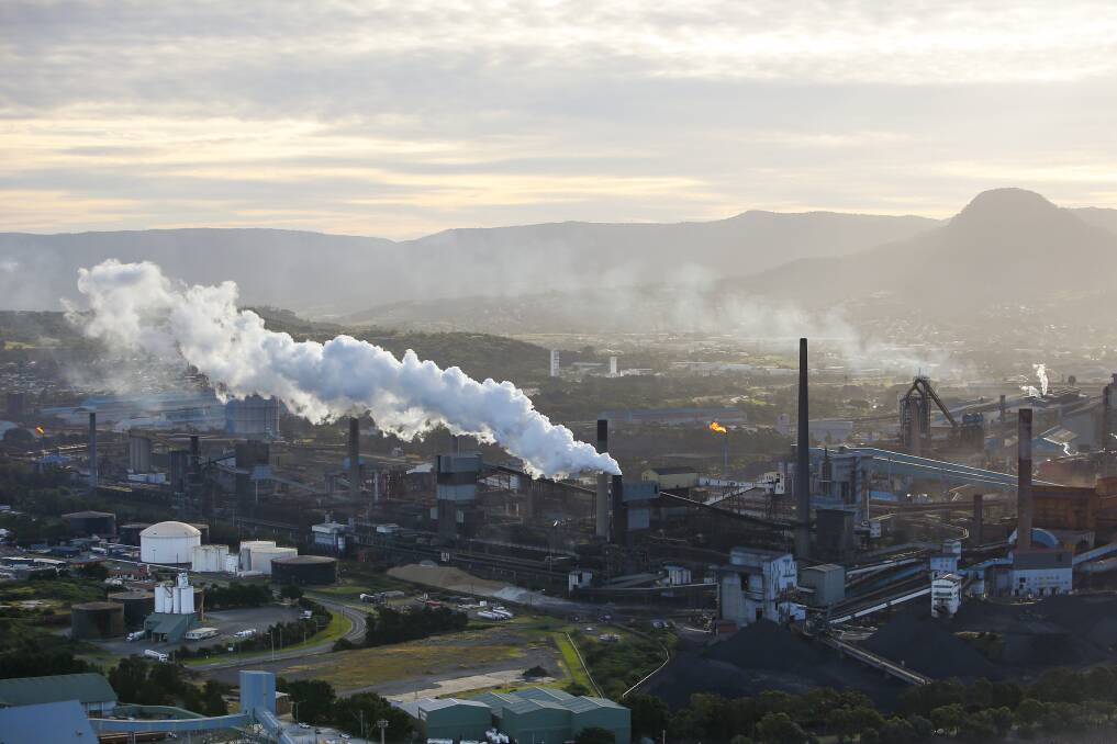 BlueScope's Port Kembla steelworks. Picture by Anna Warr.
