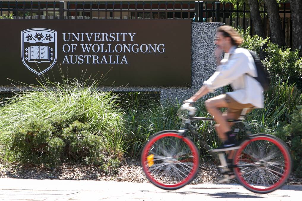 Sustainability ratings helped boost UOW's position. Picture by Adam McLean.