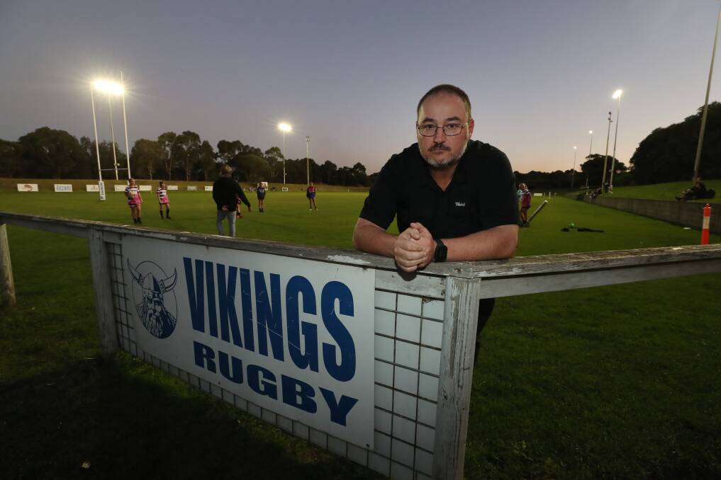 Wollongong Vikings junior president Andrew Stanton fears the cuts will have a 'massive impact'. Picture by Robert Peet.