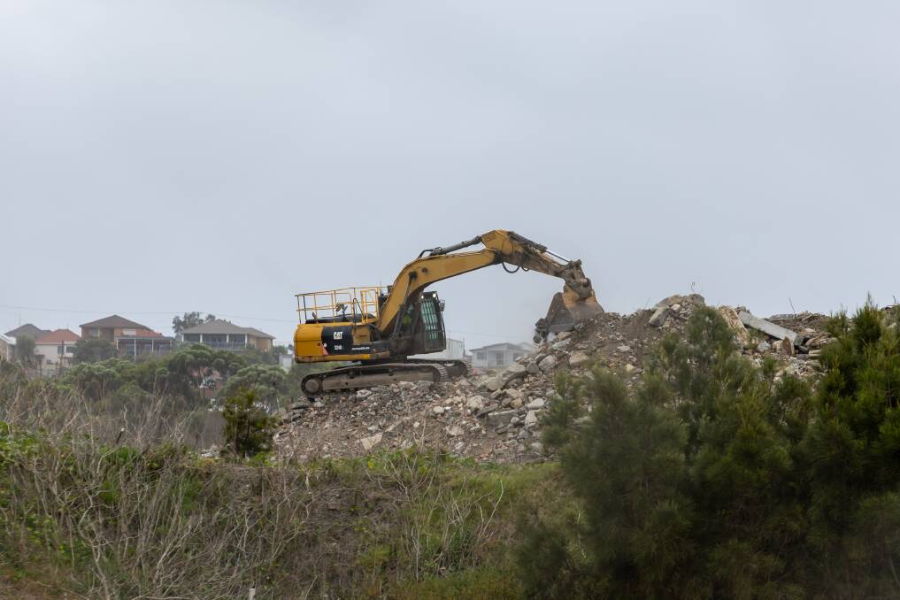 Work goes on in the back area of SCE at Port Kembla on Tuesday. Picture by Adam McLean.
