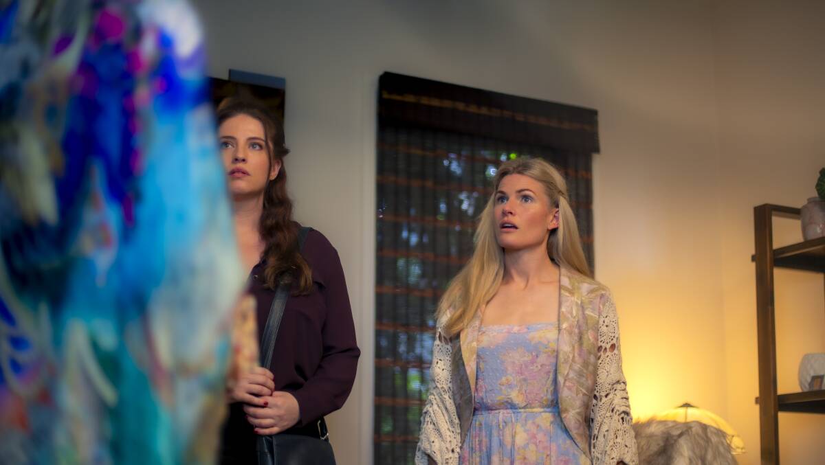 Francisca Braithwaite and Bonnie Sveen in Finding Addison. Picture by Chris Toomer