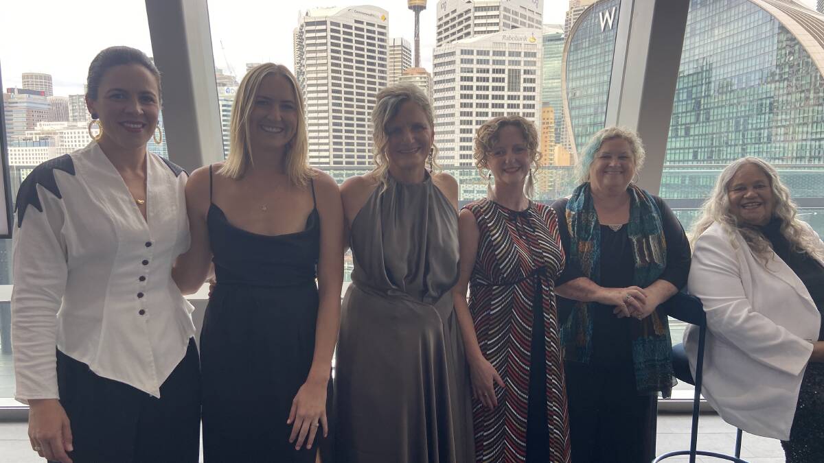Members of the Evolve Communities team, from left: Mija Crasnich, Peta Fairlie, Carla Rogers, Maria Raines, Kate Kelleher and Aunty Munya Andrews. Picture supplied
