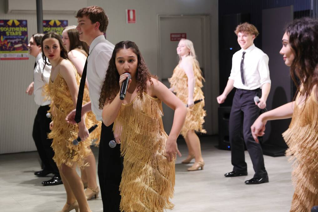 Students perform at the Southern Stars launch. Picture by Sylvia Liber