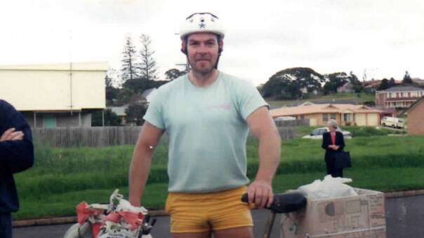 Allan Olsen in his younger years. Picture supplied by Tina Olsen