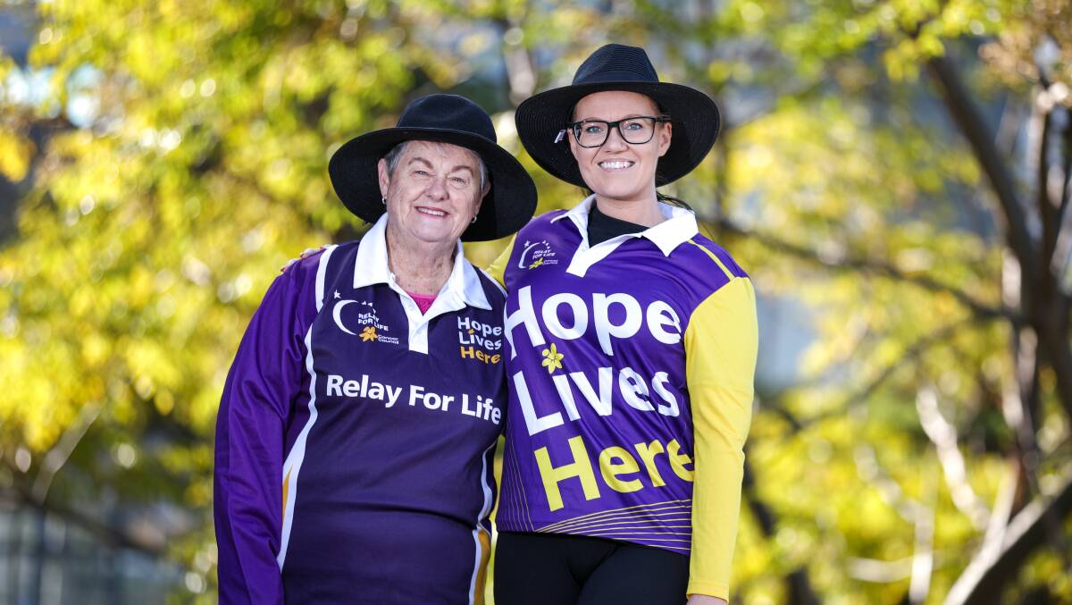 Longtime Relay for Life participants Sue Meehan and Zoe McCarthy are ready and raring for another year. Picture by Adam McLean.
