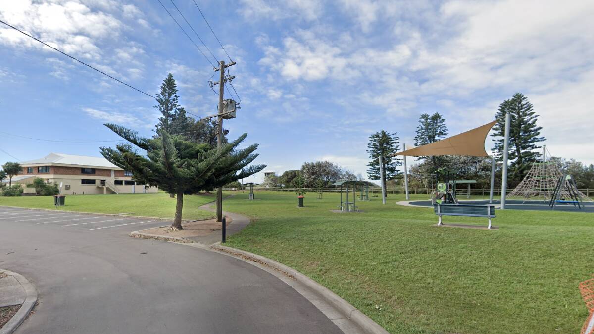 The area near Fairy Meadow Surf Life Saving Club. Picture from Google Maps
