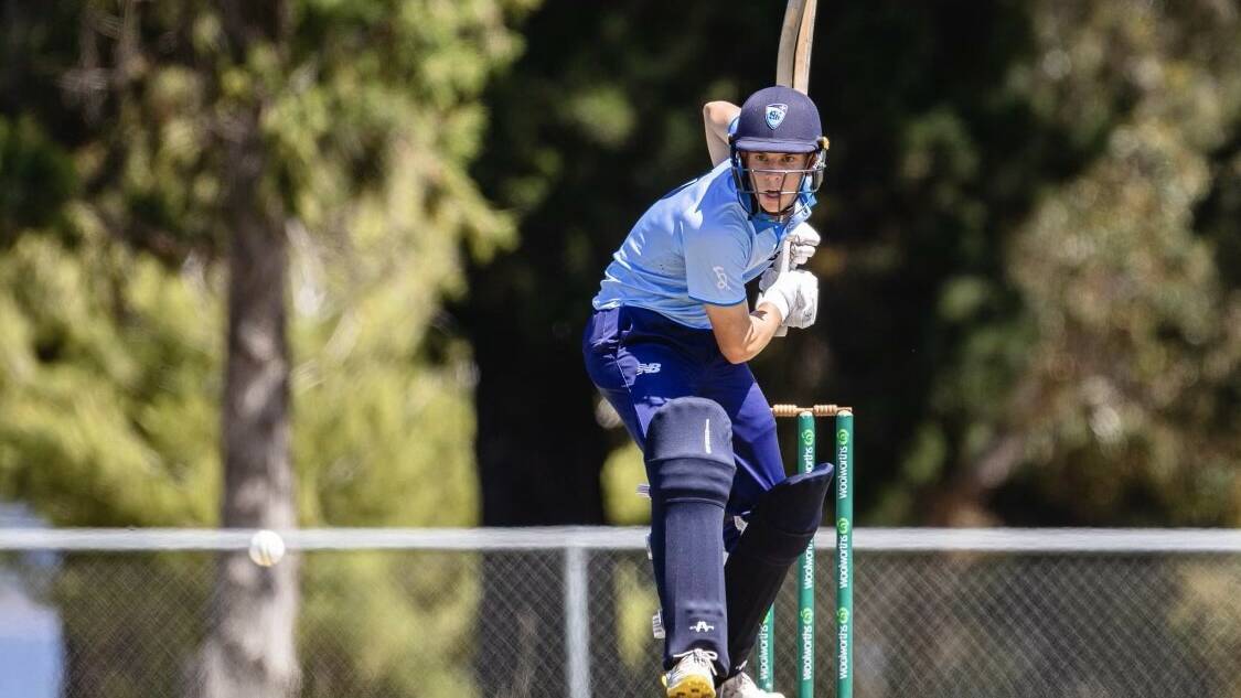 Bailey Abela smashed a 152 for Illawarra in their Creighton Cup win over Shoalhaven on Sunday, October 29. Picture by Dan Abela