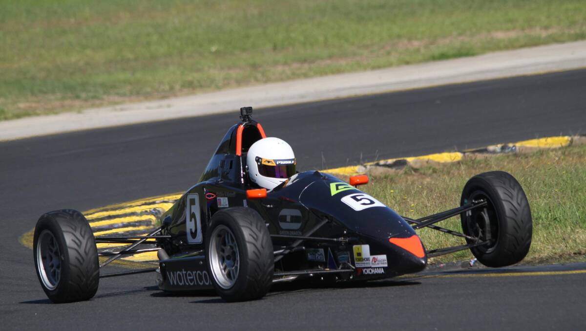 Lachie Nicholas Mineeff competing in the National Formula Ford Championship. Picture supplied.