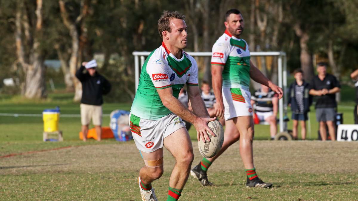 Long-serving Jamberoo player-coach Jono Dallas will hang up the boots at the end of this season. Picture by David Hall