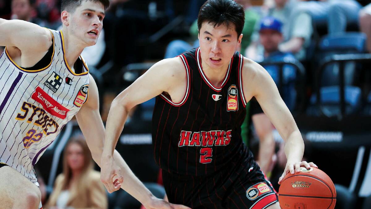 Illawarra Hawks guard Hyunjung Lee in action against the Sydney Kings on September 30, 2023. Picture by Adam McLean 