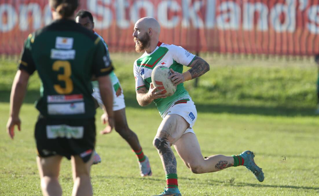 Jamberoo fullback Nathan Gallestegui was one of the Superoos best in their 30-18 loss to the Stingrays. Picture by Sylvia Liber