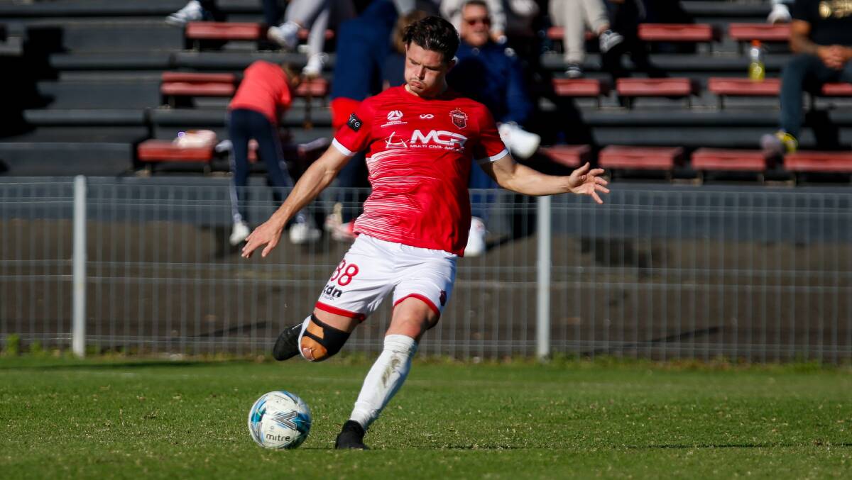 Chris McStay has bossed the midfield for the Wollongong Wolves. Picture by Anna Warr