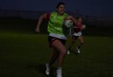Bobbi Law training with St George Illawarra in Wollongong ahead of the Dragons NRLW clash against the Titans at WIN Stadium on Sunday, July 28, 2024. Picture by Dragons Media