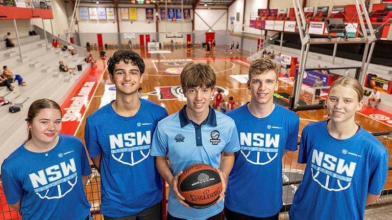 Illawarra rep players Lillian Ragan, Luka Cuda, Aki Langford, Joshua Spark and Emerson McCrea have made NSW Country teams contesting the 18s Nationals in Brisbane this April. Picture by Adam McLean