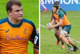 Ollie McCrea pictured while representing the Junior Wallabies at the 2023 Under-20 World Championships in South Africa. He has been included for this year's event in South Africa as well. Pictures supplied