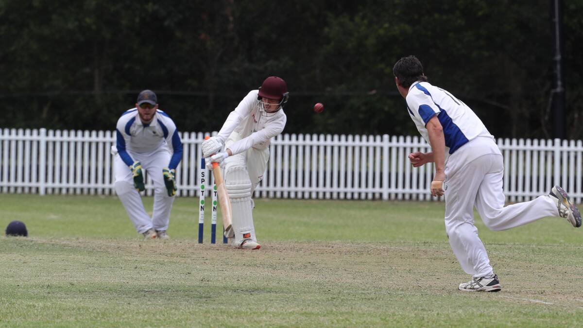 Cooper Maddinson, batting for club side Wollongong, is in the 13-man Greater Illawarra senior men's representative team competing in the Country Plan B Bash and Country Championships in Tamworth from November 16-19. Picture by Robert Peet