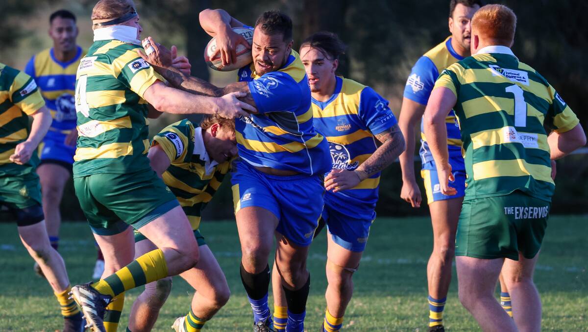 Avondale player Tevita Vea scored a try in his team's 26-14 loss to Shoalhaven. Picture by Adam McLean