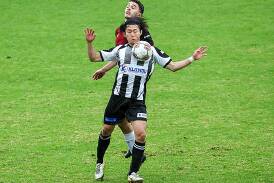 Port Kembla striker Tetsunari Nishimura, pictured here against Cringila, will be a key player in his team's Bert Bampton Cup semifinal against Shellharbour FC on Tuesday, July 2, 2024. Picture by Adam McLean
